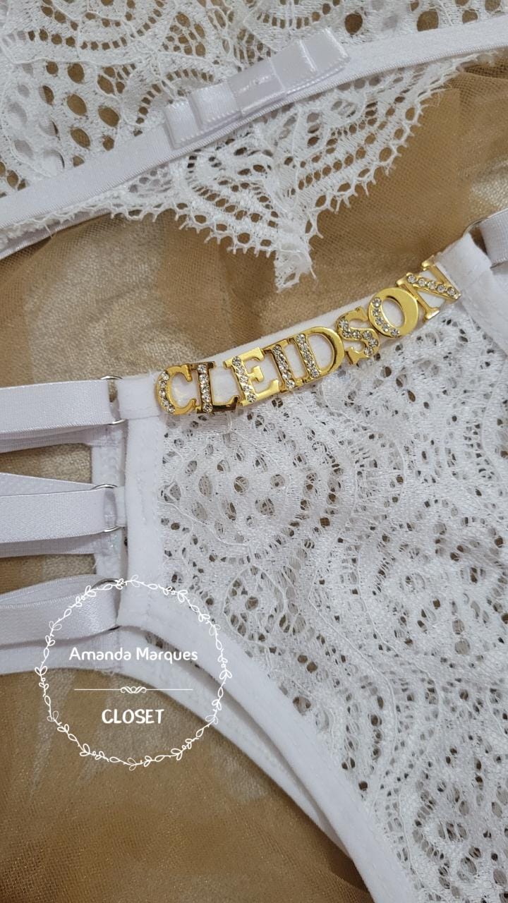 Conjunto personalizado Anita (ATÉ 8 LETRAS- Ler a descrição do anúncio)